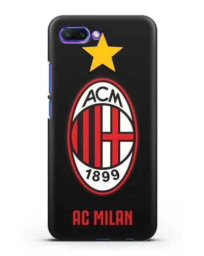 Чехол с логотипом АС MILAN силиконовый для Honor 10