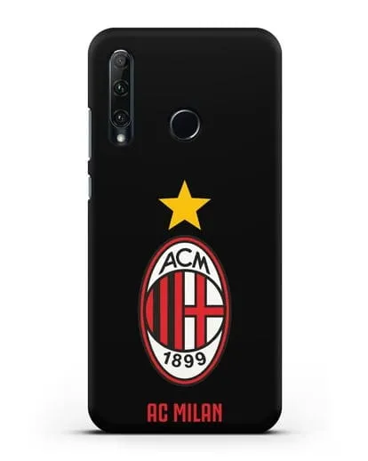 Чехол с логотипом АС MILAN силиконовый для Honor 20e