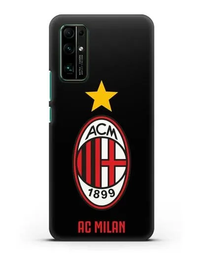 Чехол с логотипом АС MILAN силиконовый для Honor 30