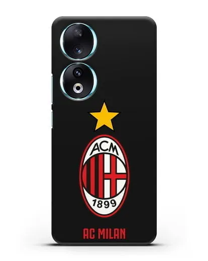 Чехол с логотипом АС MILAN силиконовый для Honor 90