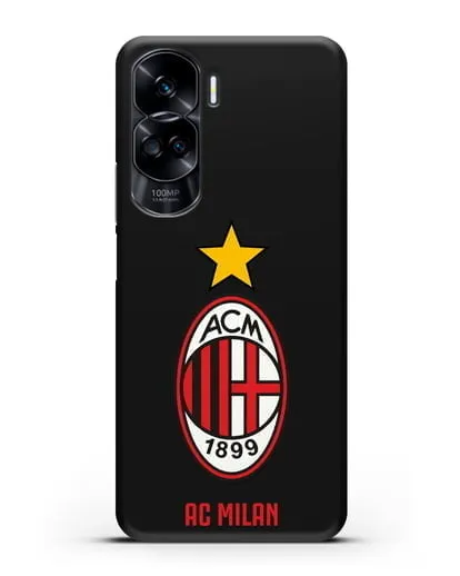 Чехол с логотипом АС MILAN силиконовый для Honor 90 Lite
