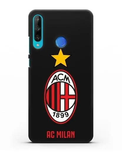 Чехол с логотипом АС MILAN силиконовый для Honor 9C