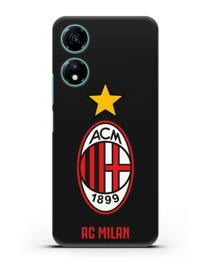 Чехол с логотипом АС MILAN силиконовый для Honor X5 Plus