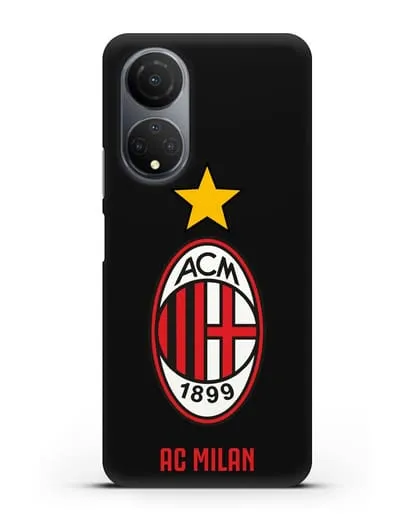 Чехол с логотипом АС MILAN силиконовый для Honor X7