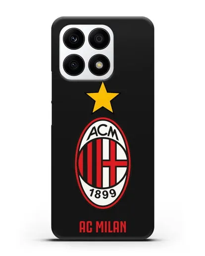 Чехол с логотипом АС MILAN силиконовый для Honor X8a