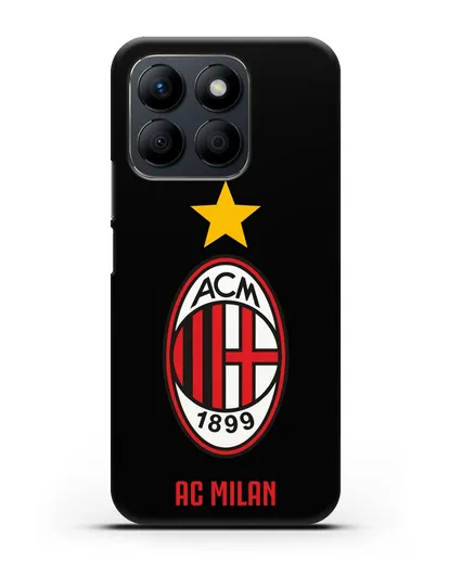 Чехол с логотипом АС MILAN силиконовый для Honor X8b