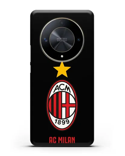 Чехол с логотипом АС MILAN силиконовый для Honor X9b