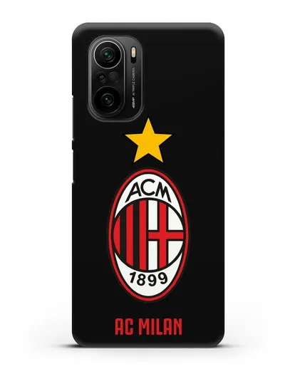 Чехол с логотипом АС MILAN силиконовый для Xiaomi Poco F3 Pro