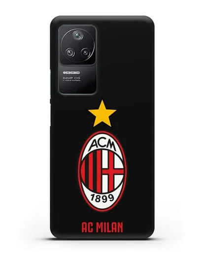 Чехол с логотипом АС MILAN силиконовый для Xiaomi Poco F4