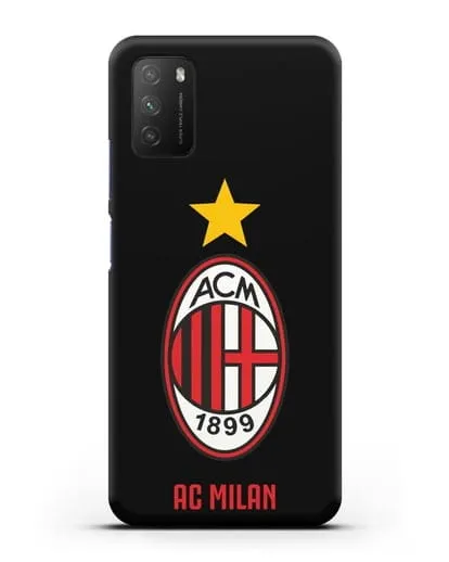 Чехол с логотипом АС MILAN силиконовый для Xiaomi Poco M3