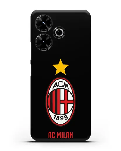 Чехол с логотипом АС MILAN силиконовый для Xiaomi Poco M6