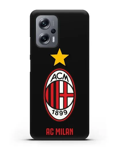 Чехол с логотипом АС MILAN силиконовый для Xiaomi Poco X4 GT