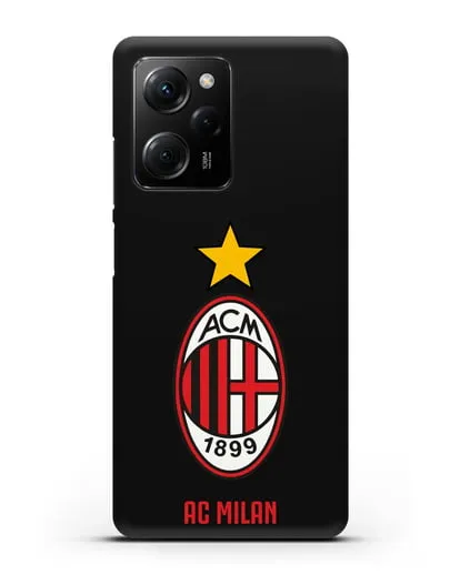 Чехол с логотипом АС MILAN силиконовый для Xiaomi Poco X5 Pro