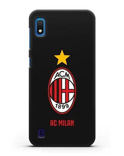 Чехол с логотипом АС MILAN силиконовый для Samsung Galaxy A10 [SM-A105F]