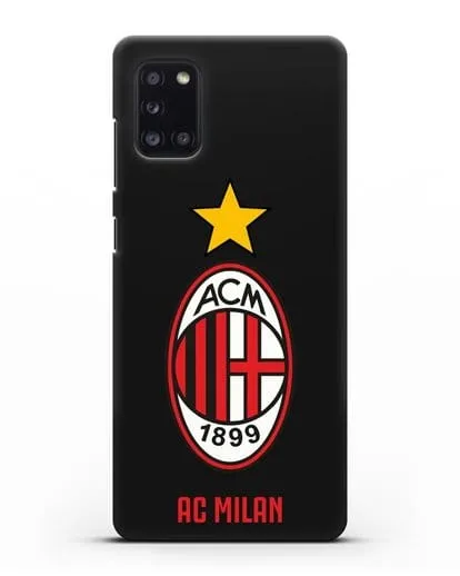 Чехол с логотипом АС MILAN силиконовый для Samsung Galaxy A31 [SM-A315F]
