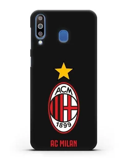 Чехол с логотипом АС MILAN силиконовый для Samsung Galaxy M30 [SM-M305F]