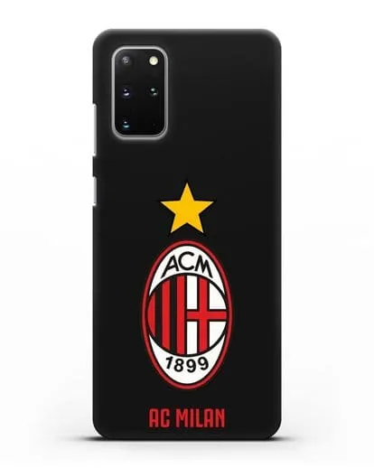Чехол с логотипом АС MILAN силиконовый для Samsung Galaxy S20 Plus [SM-G985F]