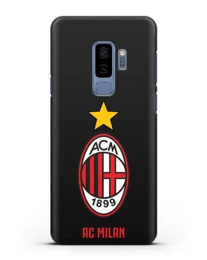 Чехол с логотипом АС MILAN силиконовый для Samsung Galaxy S9 Plus [SM-G965F]