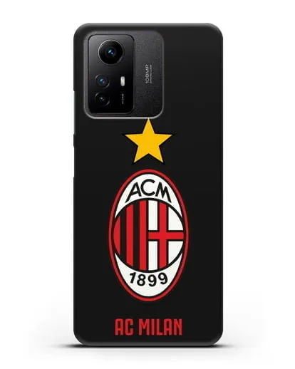 Чехол с логотипом АС MILAN силиконовый для Xiaomi Redmi Note 12S