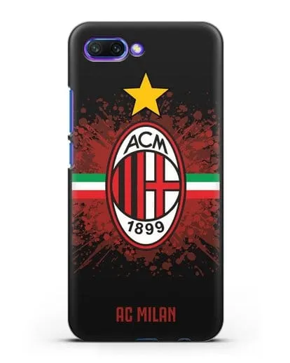 Чехол с эмблемой ФК Милан силиконовый для Honor 10