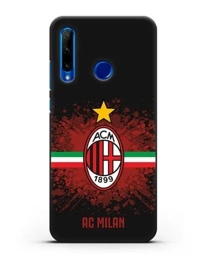 Чехол с эмблемой ФК Милан силиконовый для Honor 10i