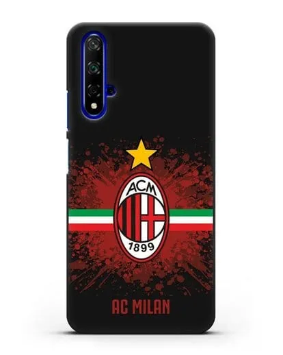 Чехол с эмблемой ФК Милан силиконовый для Honor 20