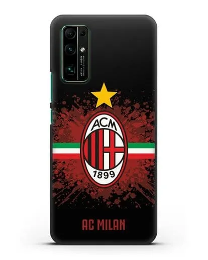 Чехол с эмблемой ФК Милан силиконовый для Honor 30