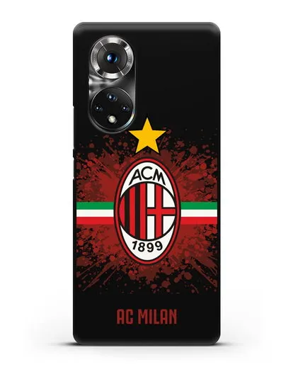 Чехол с эмблемой ФК Милан силиконовый для Honor 50