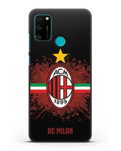 Чехол с эмблемой ФК Милан силиконовый для Honor 9A