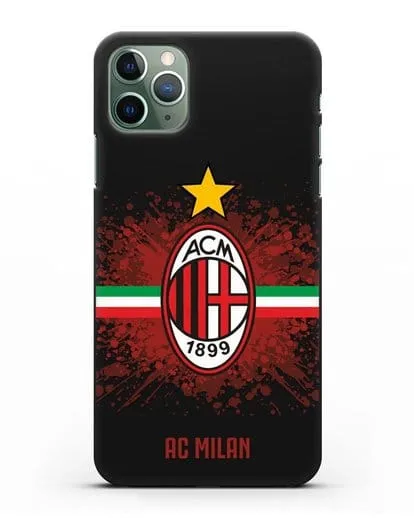 Чехол с эмблемой ФК Милан силиконовый для iPhone 11 Pro Max