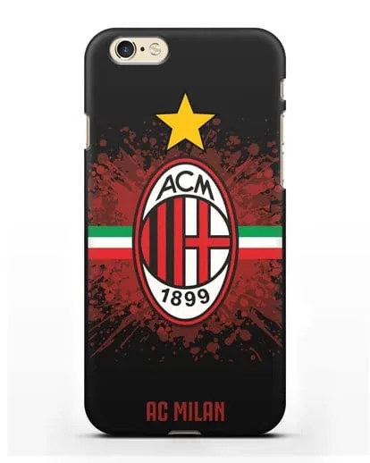 Чехол с эмблемой ФК Милан силиконовый для iPhone 6s