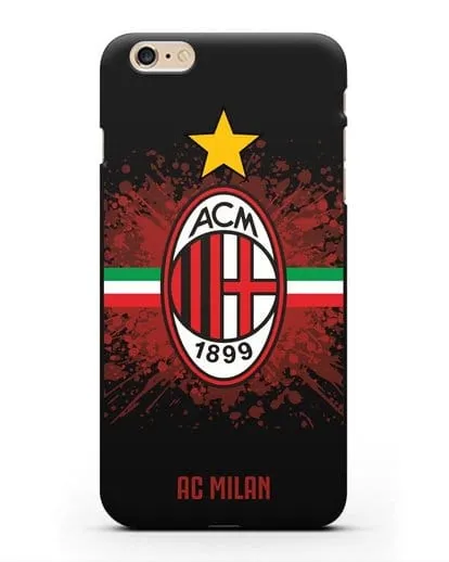 Чехол с эмблемой ФК Милан силиконовый для iPhone 6s Plus