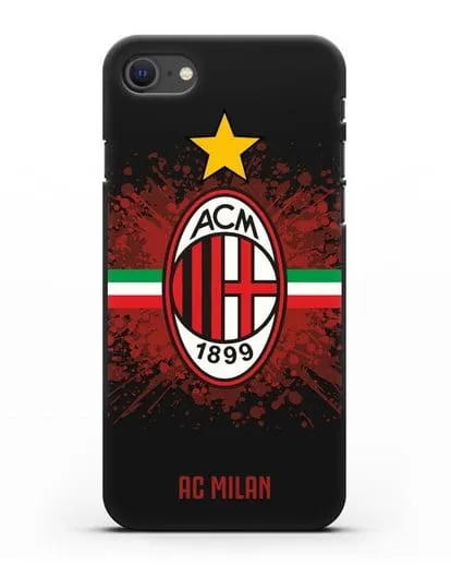 Чехол с эмблемой ФК Милан силиконовый для iPhone SE 2020