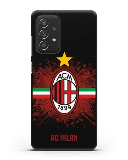 Чехол с эмблемой ФК Милан силиконовый для Samsung Galaxy A53