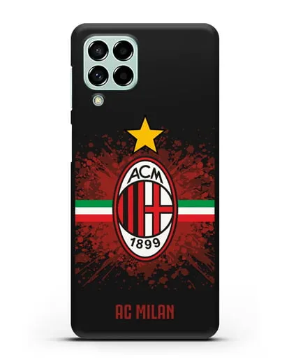 Чехол с эмблемой ФК Милан силиконовый для Samsung Galaxy M53 [SM-M536]