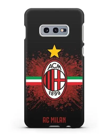 Чехол с эмблемой ФК Милан силиконовый для Samsung Galaxy S10e [SM-G970F]