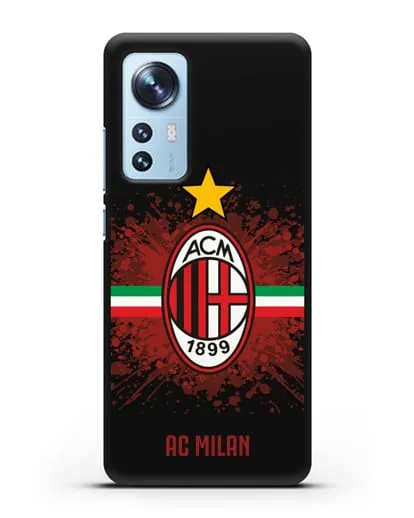 Чехол с эмблемой ФК Милан силиконовый для Xiaomi 12