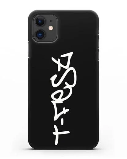 Чехол с надписью T-Fest силиконовый для iPhone 11