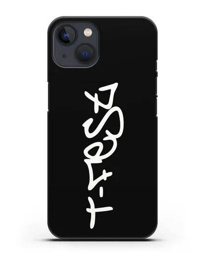 Чехол с надписью T-Fest силиконовый для iPhone 13 Mini