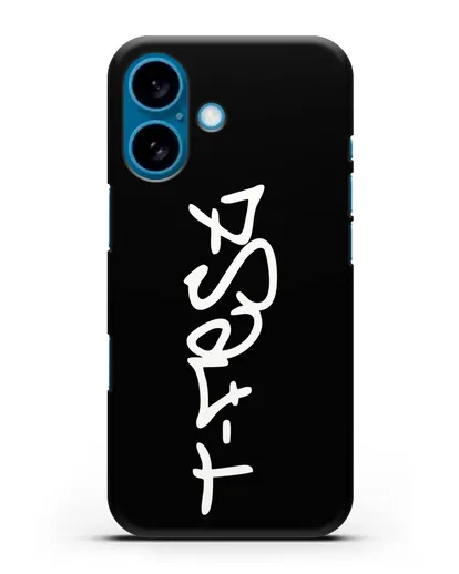 Чехол с надписью T-Fest силиконовый для iPhone 16