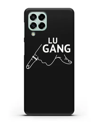 Чехол с надписью Lu Gang силиконовый для Samsung Galaxy M53 [SM-M536]