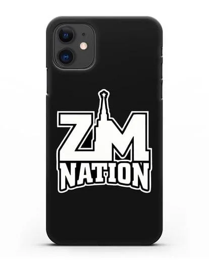 Чехол с логотипом ZM Nation силиконовый для iPhone 11