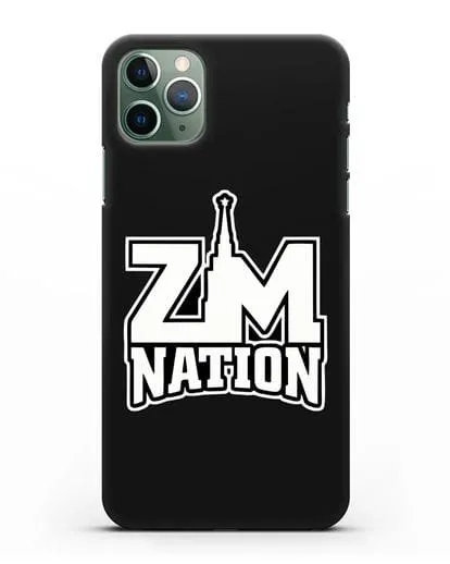Чехол с логотипом ZM Nation силиконовый для iPhone 11 Pro