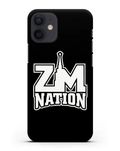 Чехол с логотипом ZM Nation силиконовый для iPhone 12 mini