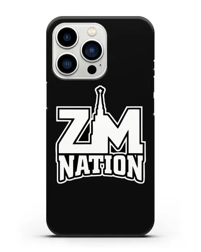 Чехол с логотипом ZM Nation силиконовый для iPhone 13 Pro