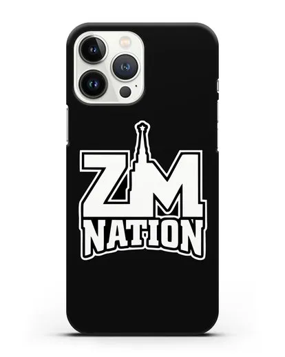 Чехол с логотипом ZM Nation силиконовый для iPhone 13 Pro Max