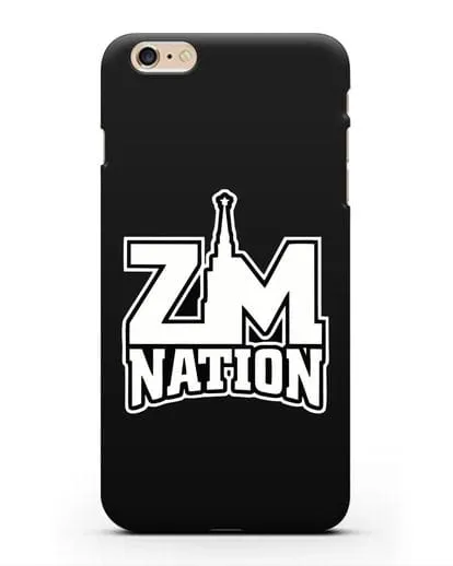 Чехол с логотипом ZM Nation силиконовый для iPhone 6 Plus