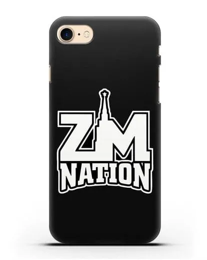 Чехол с логотипом ZM Nation силиконовый для iPhone 8