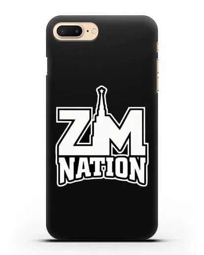 Чехол с логотипом ZM Nation силиконовый для iPhone 7 Plus