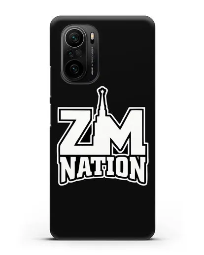 Чехол с логотипом ZM Nation силиконовый для Xiaomi Poco F3